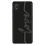 Senada Tcl L7 İle Uyumlu Kılıf 0.4Mm Lazer Kesim Desenli Silikon - Love Dizayn