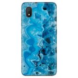 Senada Tcl L7 İle Uyumlu Kılıf 0.4Mm Lazer Kesim Desenli Silikon - Maldiv Ametist