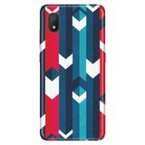 Senada Tcl L7 İle Uyumlu Kılıf 0.4Mm Lazer Kesim Desenli Silikon - Mavi Şerit