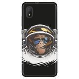 Senada Tcl L7 İle Uyumlu Kılıf 0.4Mm Lazer Kesim Desenli Silikon - Monkey Fly