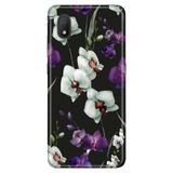 Senada Tcl L7 İle Uyumlu Kılıf 0.4Mm Lazer Kesim Desenli Silikon - Orkide Çiçek