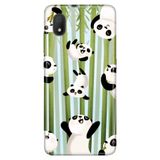 Senada Tcl L7 İle Uyumlu Kılıf 0.4Mm Lazer Kesim Desenli Silikon - Panda Game