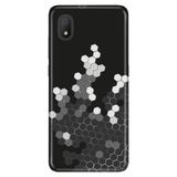 Senada Tcl L7 İle Uyumlu Kılıf 0.4Mm Lazer Kesim Desenli Silikon - Petek Volume