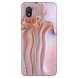 Senada Tcl L7 İle Uyumlu Kılıf 0.4Mm Lazer Kesim Desenli Silikon - Pinko