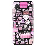 Senada Tcl L7 İle Uyumlu Kılıf 0.4Mm Lazer Kesim Desenli Silikon - Pinkology