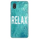 Senada Tcl L7 İle Uyumlu Kılıf 0.4Mm Lazer Kesim Desenli Silikon - Relax Mermer