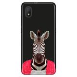 Senada Tcl L7 İle Uyumlu Kılıf 0.4Mm Lazer Kesim Desenli Silikon - Şirin Zebra