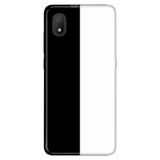 Senada Tcl L7 İle Uyumlu Kılıf 0.4Mm Lazer Kesim Desenli Silikon - Siyah Beyaz Feda