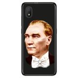 Senada Tcl L7 İle Uyumlu Kılıf 0.4Mm Lazer Kesim Desenli Silikon - Smokin Atatürk