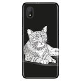 Senada Tcl L7 İle Uyumlu Kılıf 0.4Mm Lazer Kesim Desenli Silikon - Tekir