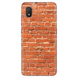 Senada Tcl L7 İle Uyumlu Kılıf 0.4Mm Lazer Kesim Desenli Silikon - Tuğla Duvar