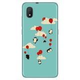 Senada Tcl L7 İle Uyumlu Kılıf 0.4Mm Lazer Kesim Desenli Silikon - Uçan Penguenler
