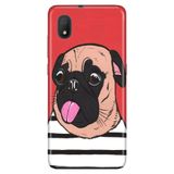 Senada Tcl L7 İle Uyumlu Kılıf 0.4Mm Lazer Kesim Desenli Silikon - Uyuşuk Pug
