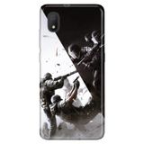 Senada Tcl L7 İle Uyumlu Kılıf 0.4Mm Lazer Kesim Desenli Silikon - War Legend