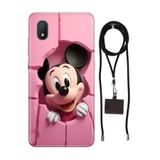 Senada TCL L7 ile Uyumlu Kılıf 05Mickey/74111 Desenli Silikon İpli Boyun Askı Aparatı