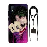 Senada TCL L7 ile Uyumlu Kılıf JokerRetro Desenli Silikon İpli Boyun Askı Aparatı