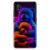 Senada TCL L7 ile Uyumlu Kılıf Resimli Desenli Silikon Bear Love