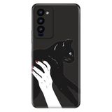 Senada Tecno Camon 18-18P İle Uyumlu Kılıf Silikon Desenli Tam Koruma Resimli Kapak Sanat Kedi