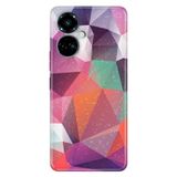 Senada Tecno Camon 19 Pro İle Uyumlu Kılıf Modern Tasarım Silikon Desenli Abstract