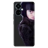 Senada Tecno Camon 19 Pro İle Uyumlu Kılıf Modern Tasarım Silikon Desenli Anime Kız