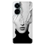 Senada Tecno Camon 19 Pro İle Uyumlu Kılıf Modern Tasarım Silikon Desenli Art Girl
