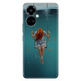 Senada Tecno Camon 19 Pro İle Uyumlu Kılıf Modern Tasarım Silikon Desenli Aşk Acısı