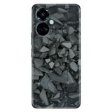 Senada Tecno Camon 19 Pro İle Uyumlu Kılıf Modern Tasarım Silikon Desenli Broken