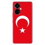 Senada Tecno Camon 19 Pro İle Uyumlu Kılıf Modern Tasarım Silikon Desenli Canım Türkiye