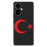 Senada Tecno Camon 19 Pro İle Uyumlu Kılıf Modern Tasarım Silikon Desenli Canım Türkiyem
