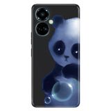 Senada Tecno Camon 19 Pro İle Uyumlu Kılıf Modern Tasarım Silikon Desenli Cartoon Panda