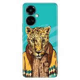 Senada Tecno Camon 19 Pro İle Uyumlu Kılıf Modern Tasarım Silikon Desenli Çita