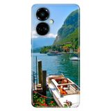 Senada Tecno Camon 19 Pro İle Uyumlu Kılıf Modern Tasarım Silikon Desenli Como