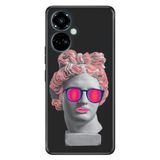 Senada Tecno Camon 19 Pro İle Uyumlu Kılıf Modern Tasarım Silikon Desenli Cool Tanrıça