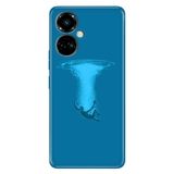 Senada Tecno Camon 19 Pro İle Uyumlu Kılıf Modern Tasarım Silikon Desenli Deep Sea