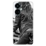 Senada Tecno Camon 19 Pro İle Uyumlu Kılıf Modern Tasarım Silikon Desenli Girl