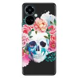 Senada Tecno Camon 19 Pro İle Uyumlu Kılıf Modern Tasarım Silikon Desenli Iskelet Vip