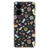 Senada Tecno Camon 19 Pro İle Uyumlu Kılıf Modern Tasarım Silikon Desenli Japan
