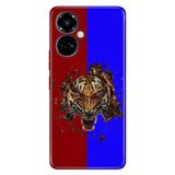 Senada Tecno Camon 19 Pro İle Uyumlu Kılıf Modern Tasarım Silikon Desenli Karadeniz Kaplanları