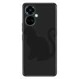 Senada Tecno Camon 19 Pro İle Uyumlu Kılıf Modern Tasarım Silikon Desenli Kedicik