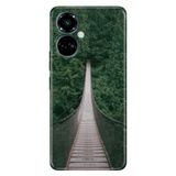 Senada Tecno Camon 19 Pro İle Uyumlu Kılıf Modern Tasarım Silikon Desenli Korku Köprüsü