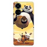 Senada Tecno Camon 19 Pro İle Uyumlu Kılıf Modern Tasarım Silikon Desenli Kungfu Panda