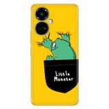 Senada Tecno Camon 19 Pro İle Uyumlu Kılıf Modern Tasarım Silikon Desenli Little Monster