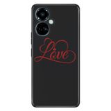 Senada Tecno Camon 19 Pro İle Uyumlu Kılıf Modern Tasarım Silikon Desenli Loveinlove