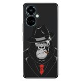 Senada Tecno Camon 19 Pro İle Uyumlu Kılıf Modern Tasarım Silikon Desenli Mafya