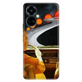 Senada Tecno Camon 19 Pro İle Uyumlu Kılıf Modern Tasarım Silikon Desenli Mars'A Yolculuk