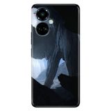 Senada Tecno Camon 19 Pro İle Uyumlu Kılıf Modern Tasarım Silikon Desenli Mat Kayalık
