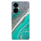 Senada Tecno Camon 19 Pro İle Uyumlu Kılıf Modern Tasarım Silikon Desenli Matte Ametist