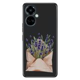 Senada Tecno Camon 19 Pro İle Uyumlu Kılıf Modern Tasarım Silikon Desenli Mektup