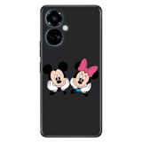 Senada Tecno Camon 19 Pro İle Uyumlu Kılıf Modern Tasarım Silikon Desenli Minnie Mickeyyyyy
