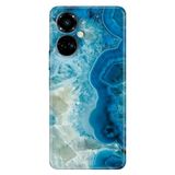 Senada Tecno Camon 19 Pro İle Uyumlu Kılıf Modern Tasarım Silikon Desenli Modern Ametist